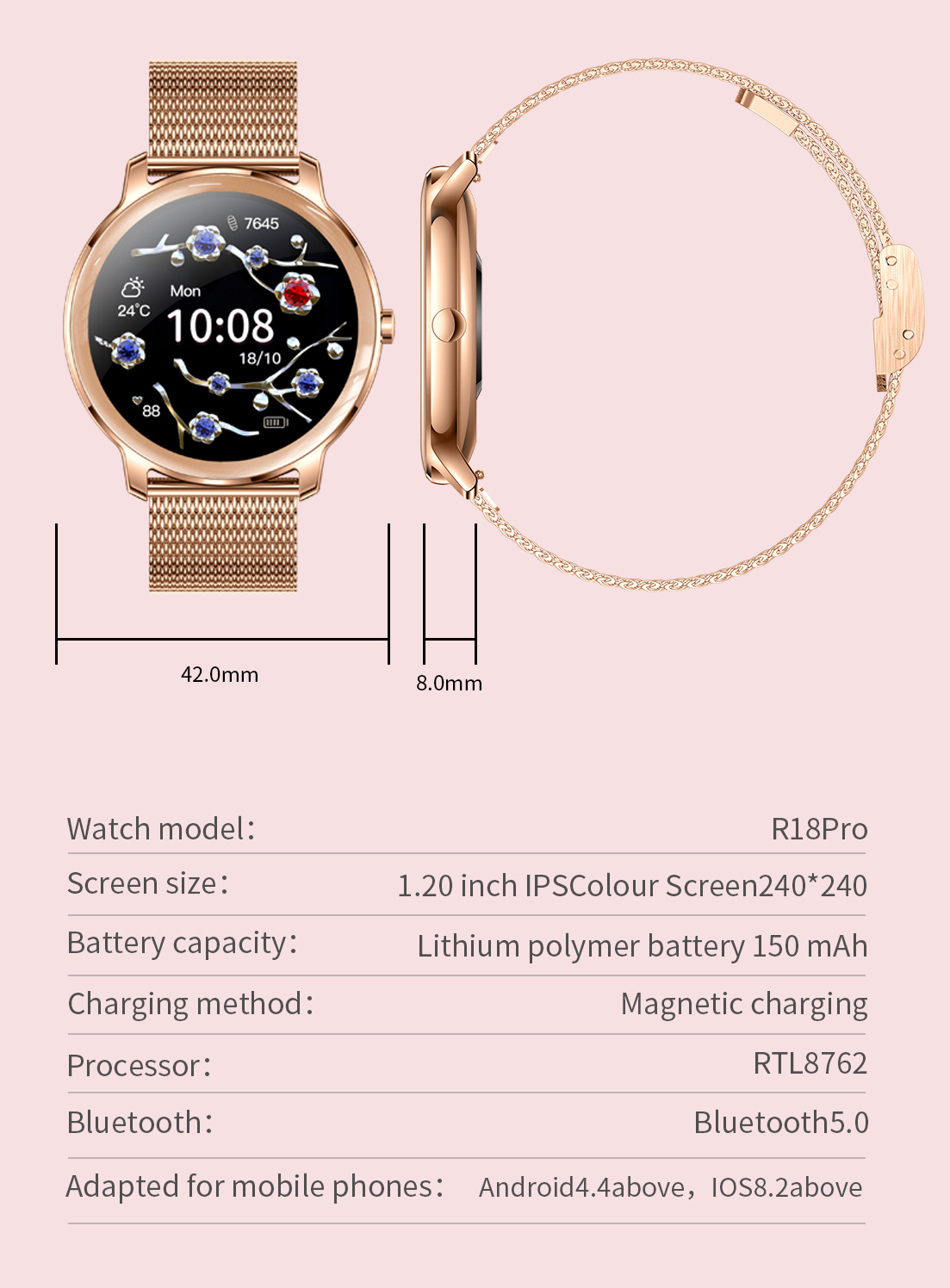 Smartwatch Valante Luxe